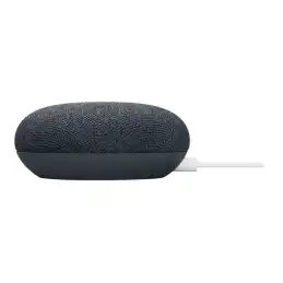 Google Nest Mini - Gen 2 - haut-parleur intelligent - IEEE 802.11b - g - n - ac, Bluetooth - Charbon (GA00781-EU)_4